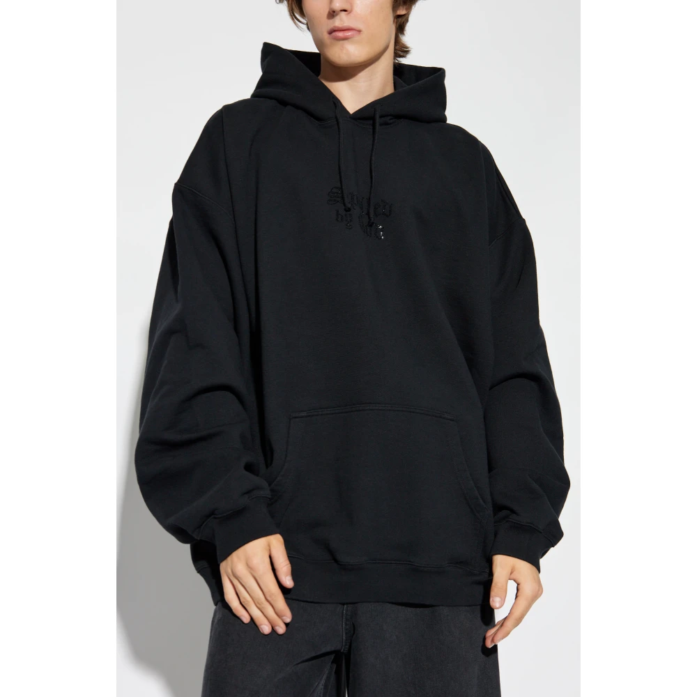 Vetements Hoodie Black Heren