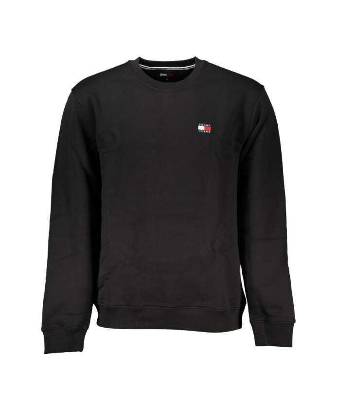 sweatshirt-en-coton-noir-avec-col-rond