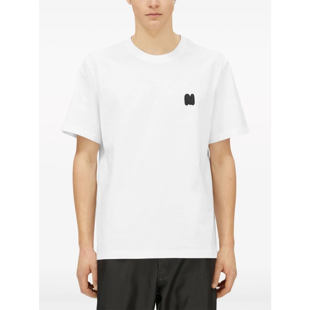 Msgm Casual Katoenen T-shirt White Heren