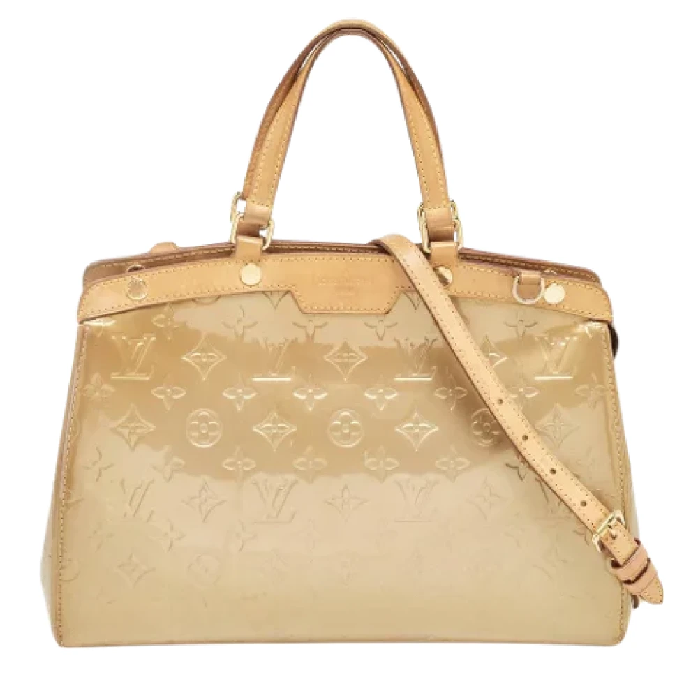 Louis Vuitton Vintage Pre-owned Leather pouches Yellow Dames