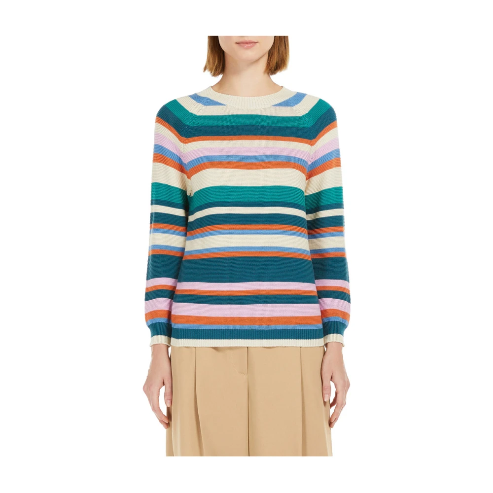 Max Mara Weekend Veelzijdige Modieuze Gebreide Top Multicolor Dames