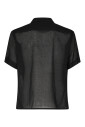 chemise-noire-col-cubain-patchwork