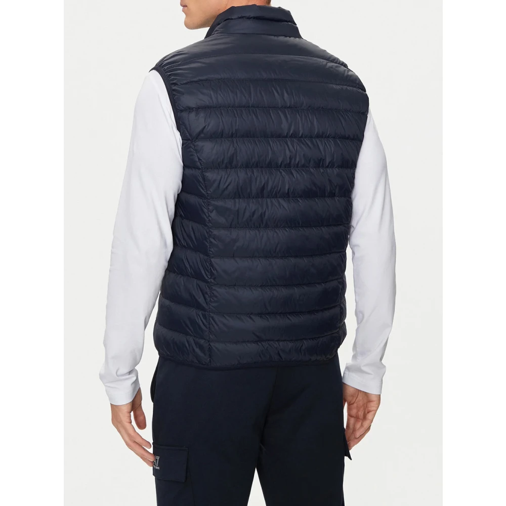 Emporio Armani EA7 Donkerblauwe Pufferjas Blue Heren
