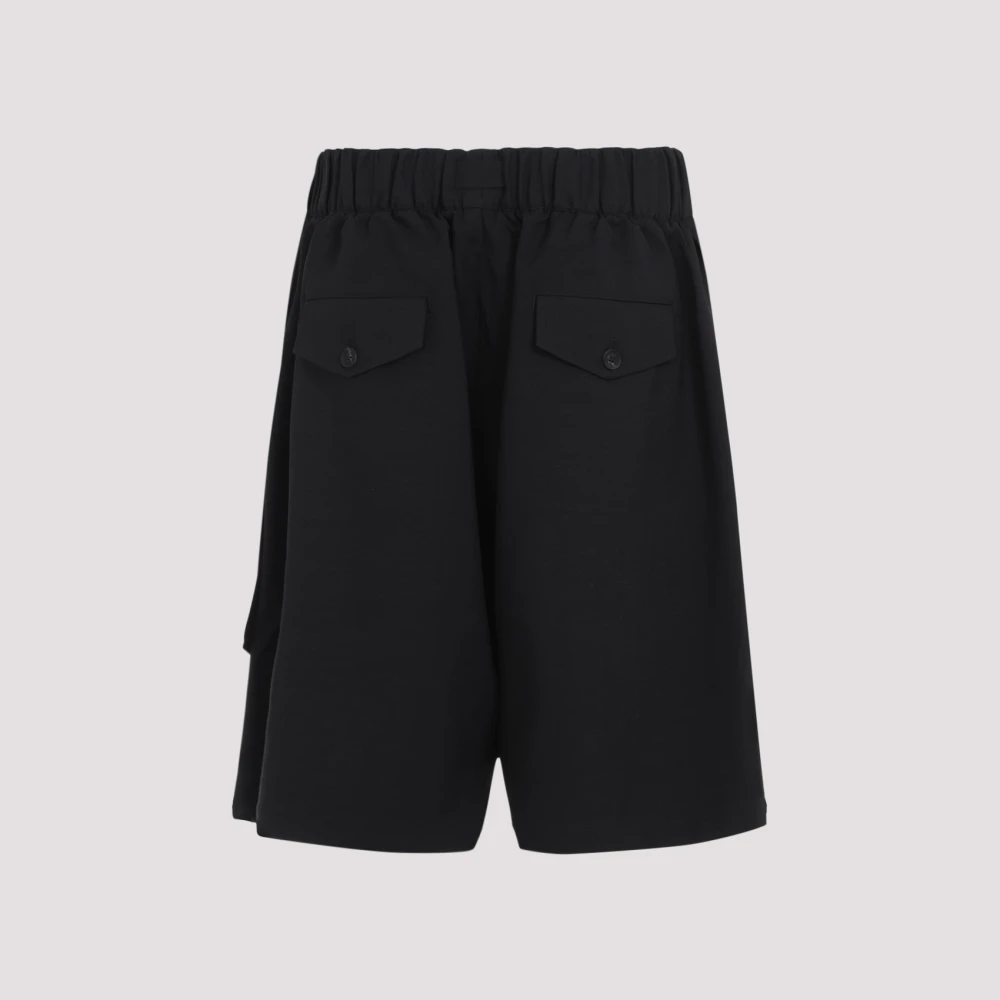 Y-3 Verstelbare taille bermuda shorts Black Heren