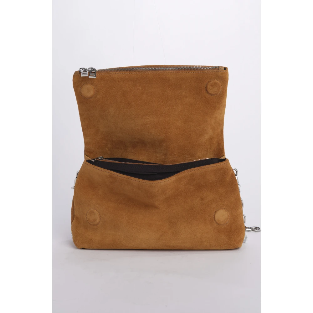 Zadig & Voltaire Rock suède samenstelling 100% rundleer Brown Dames