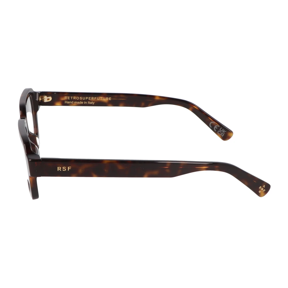Retrosuperfuture Rechthoekige Bril Brown Unisex