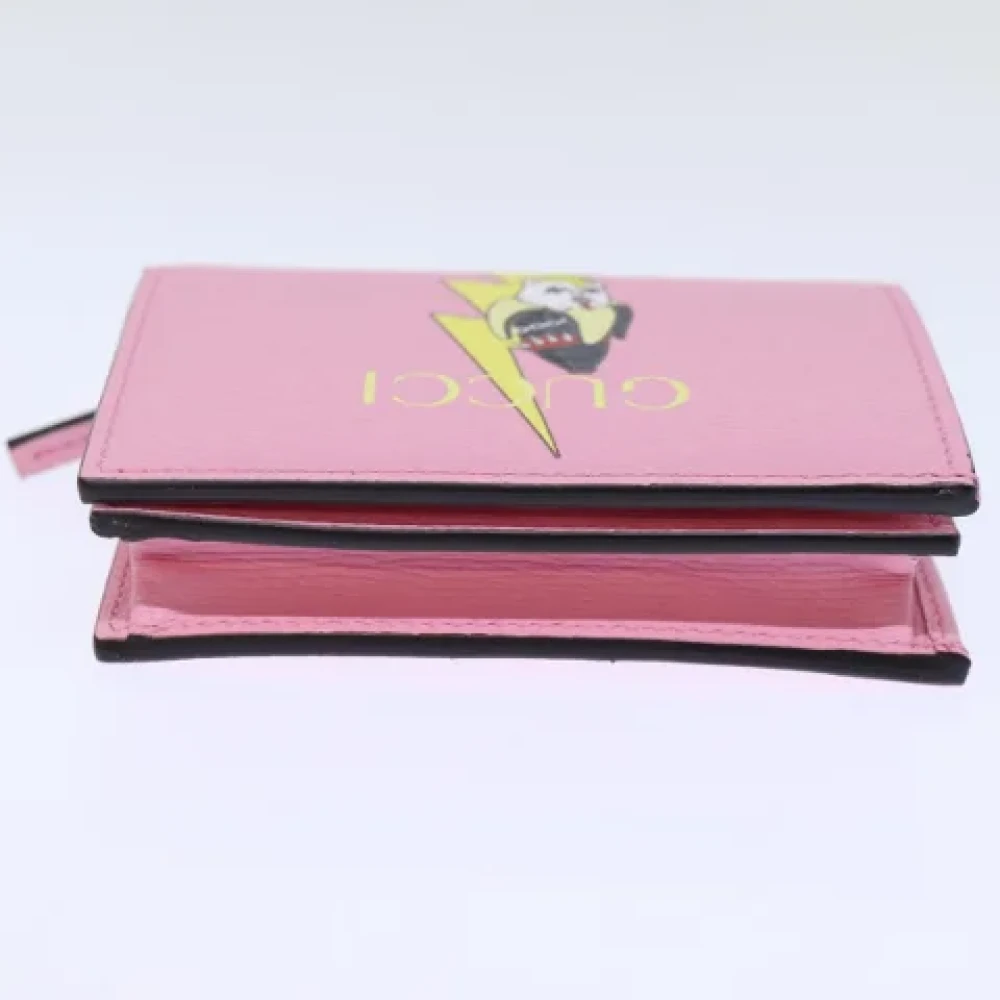 Gucci Vintage Pre-owned Leather wallets Pink Dames