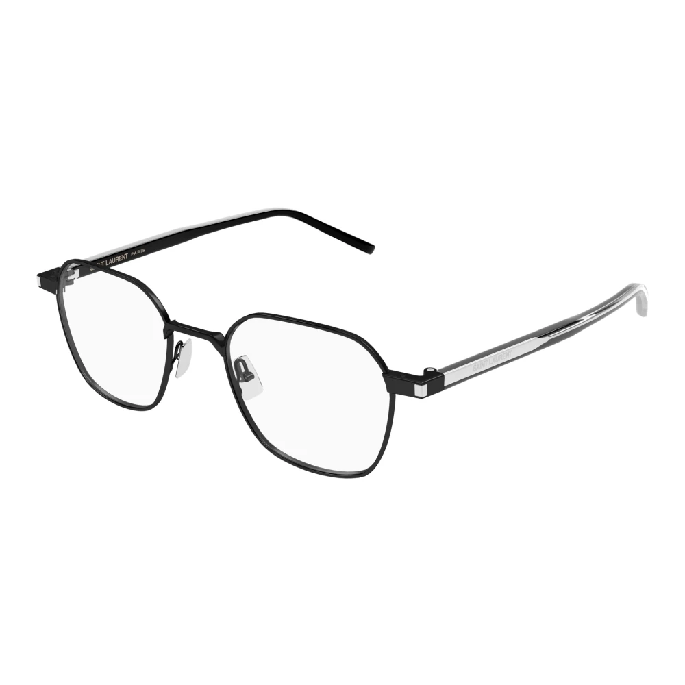 Saint Laurent Unisex Black Glasses, 50 Mm, Optical Frame