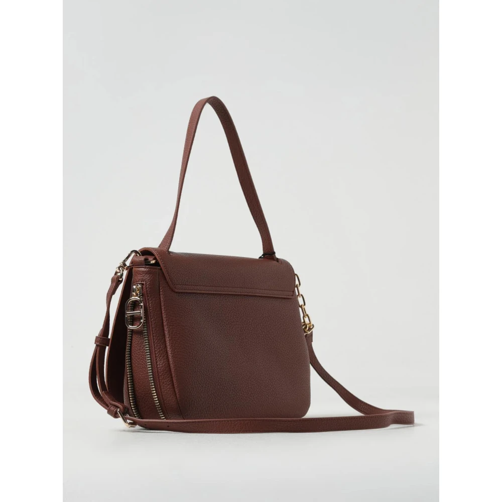 Twinset Schoudertas met logoprint Brown Dames