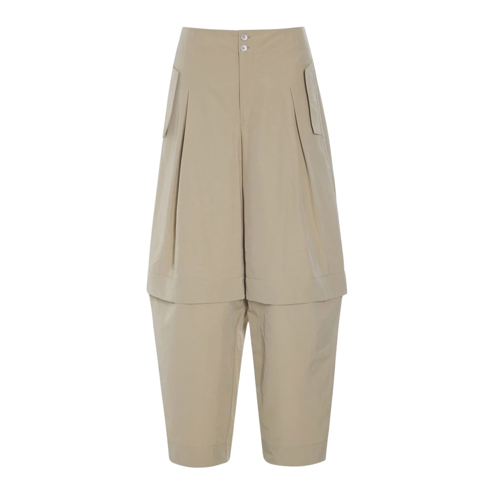 Bitte Kai Rand Beige Tapered Trousers, Female, 2XL, Tapered Trousers