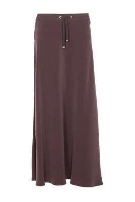 Matte Satin Midi Kjol
