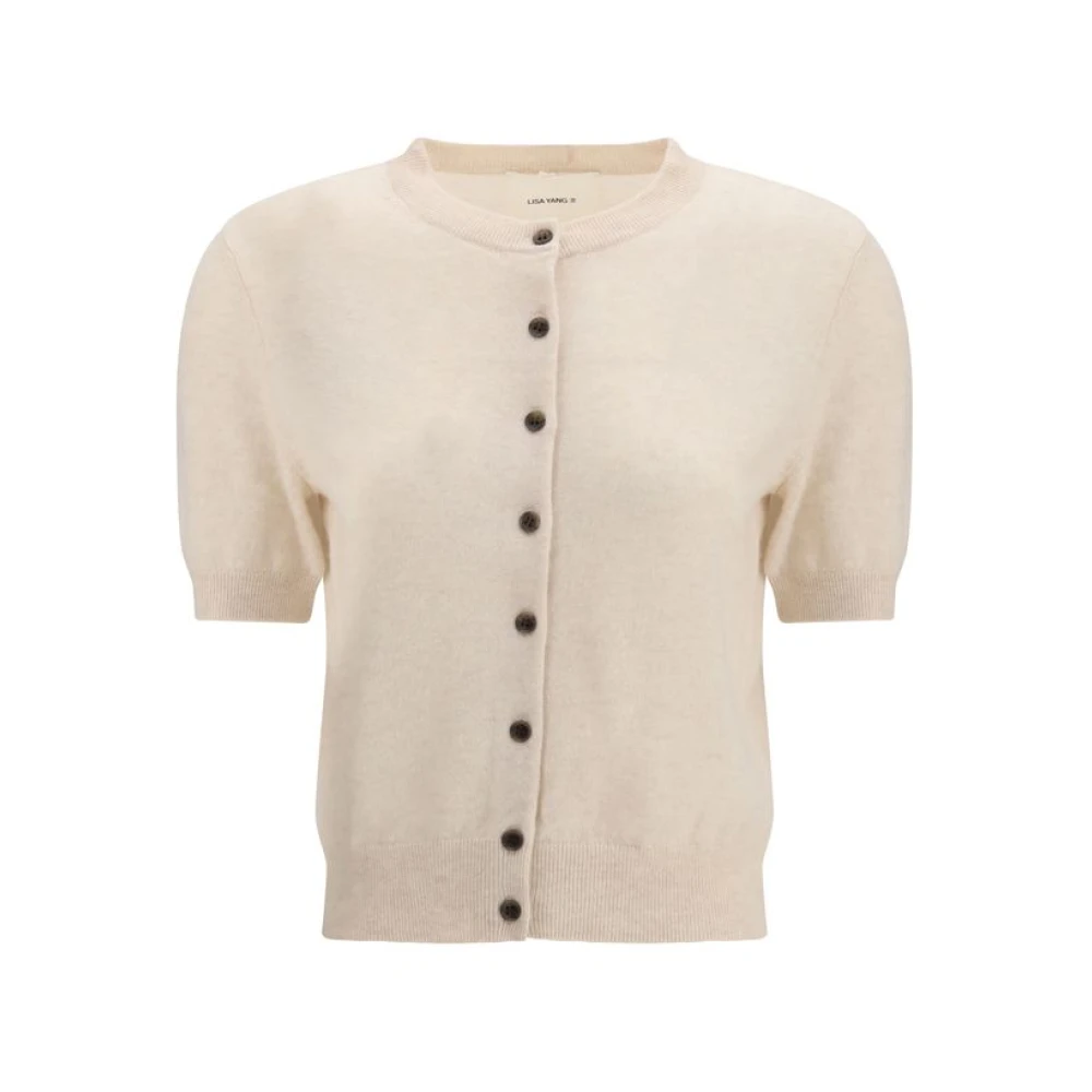 Lisa Yang Women's Beige Marene Cardigan