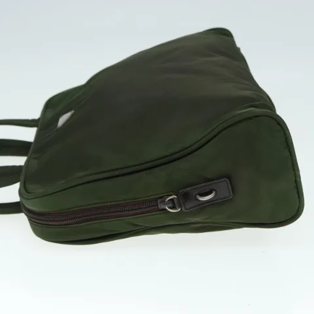Prada Vintage Pre-owned Nylon prada-bags Brown Dames