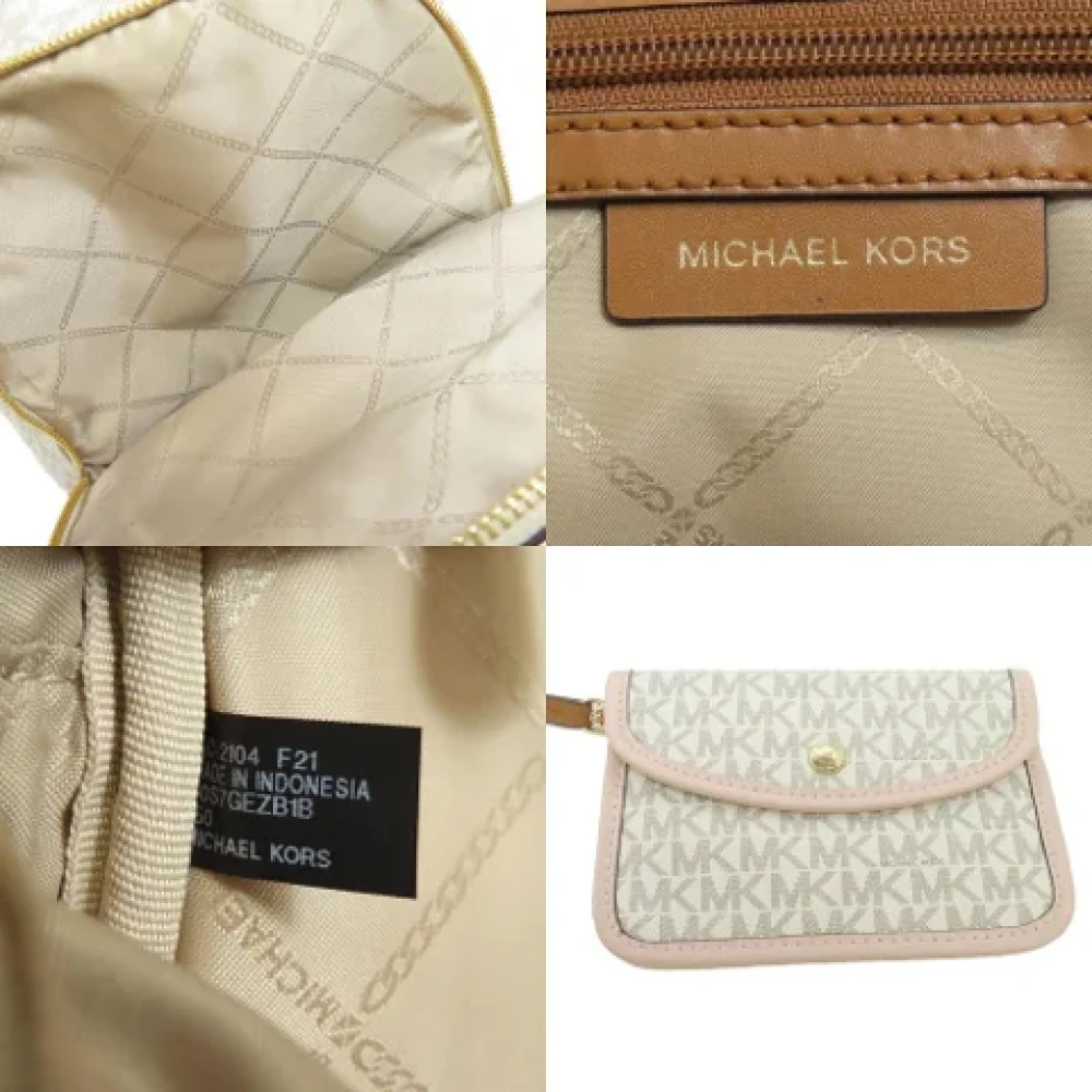 Michael Kors Pre-owned Plastic backpacks White Dames