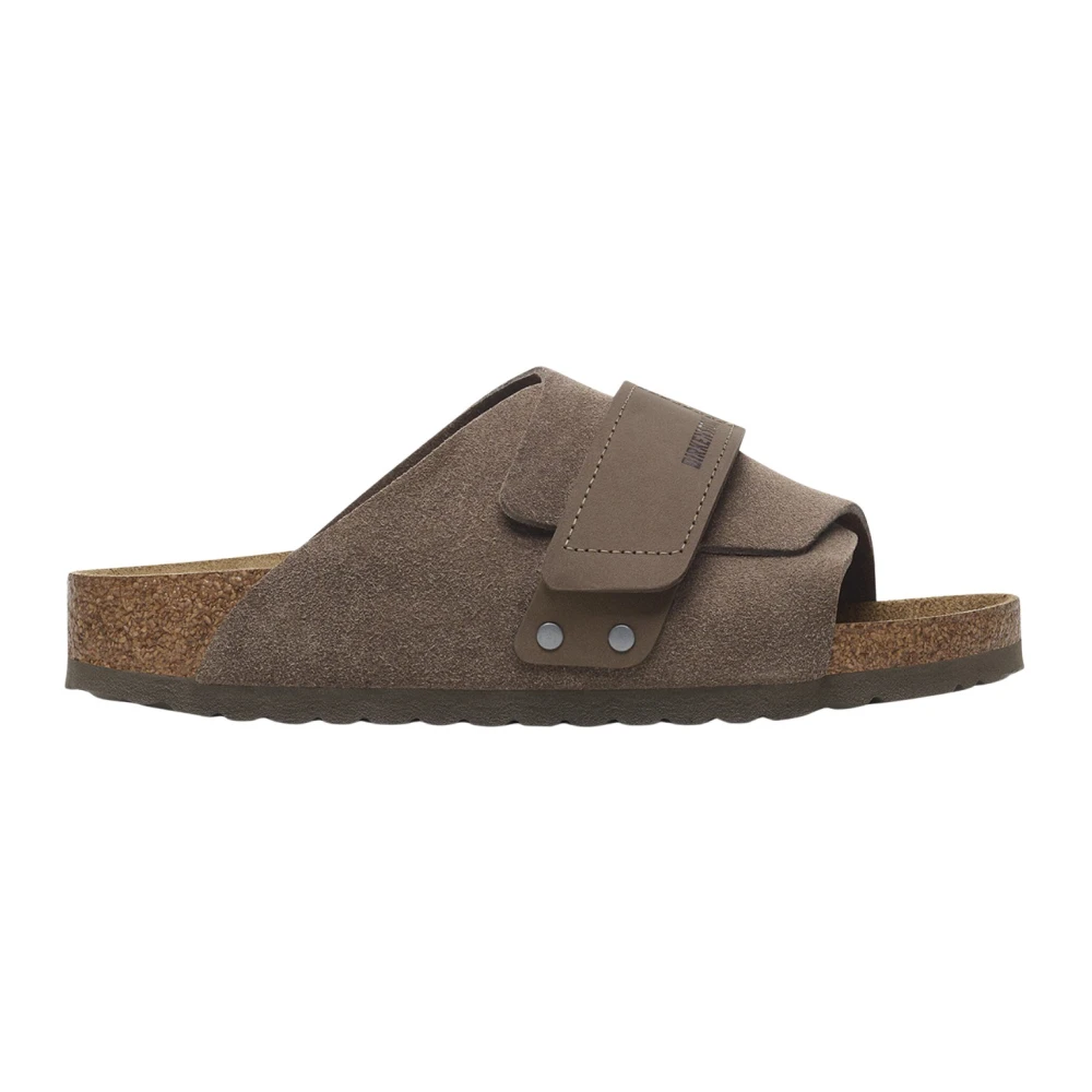 Birkenstock Unisex Gray Sliders,, Kyoto Sandals Concrete Size 10 Uk