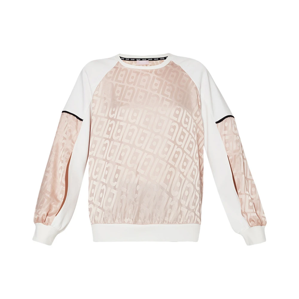 Liu Jo Ivory Sweater Elegant Design Beige Dames
