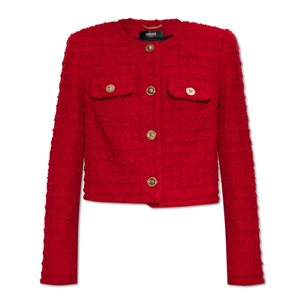 Versace Blazer met zakken Red Dames