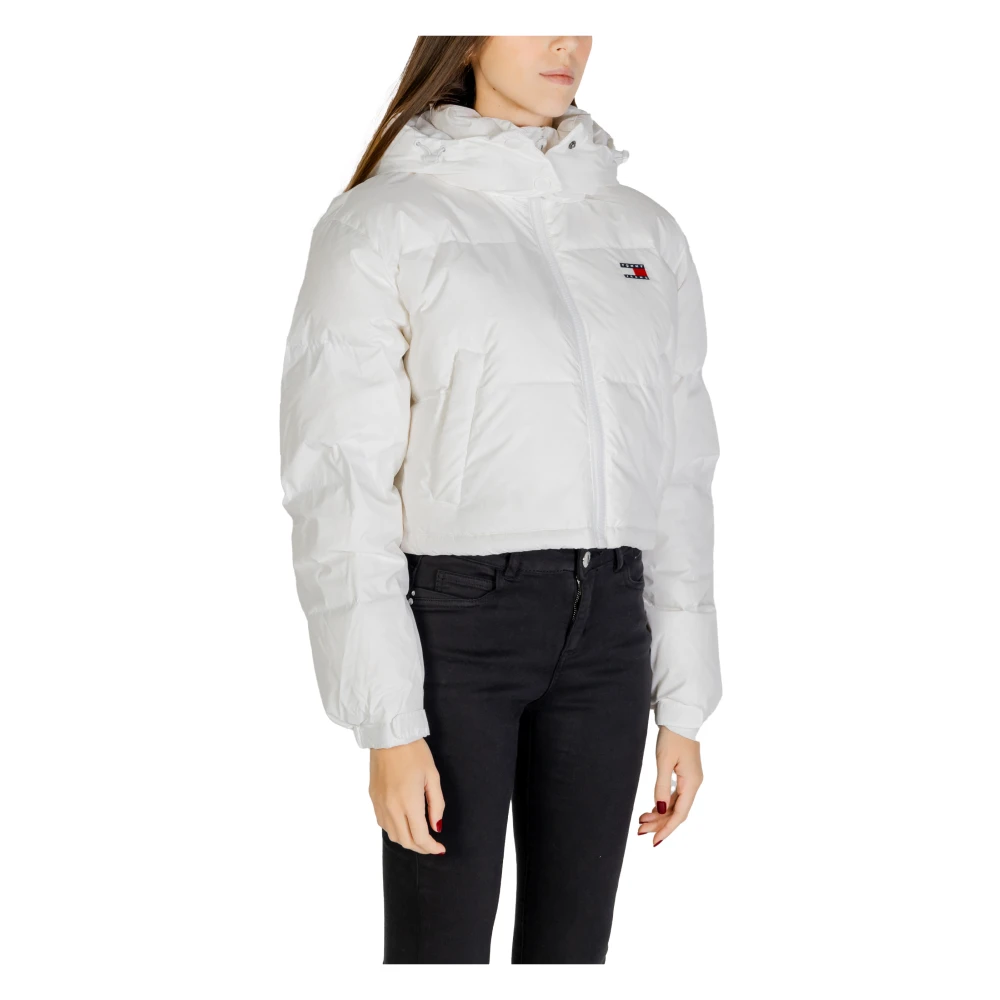 Tommy Jeans Alaska Dames Jassen en Mantels White Dames