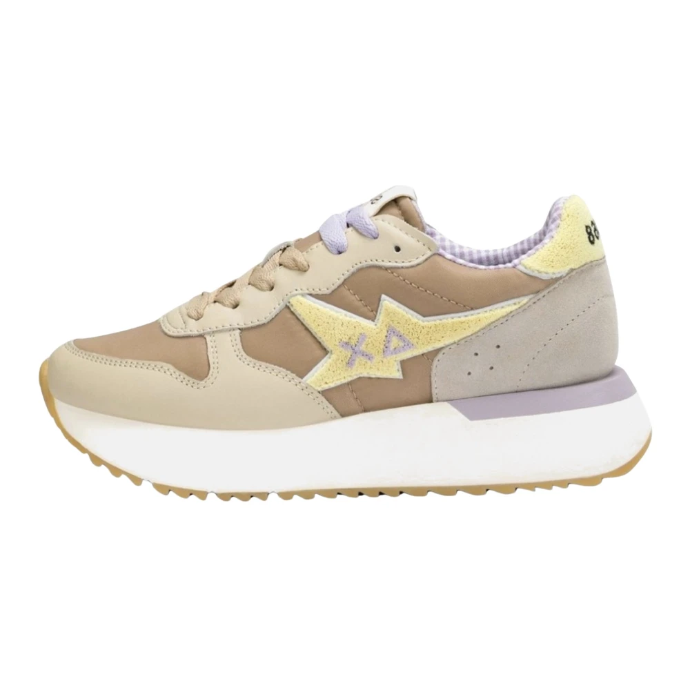 Sun68 Low Top Sneakers Dames Schoenen Beige