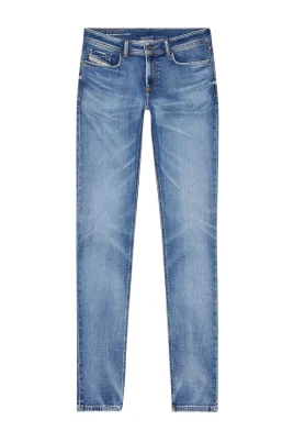 Jeans med slitageeffekt i bomull
