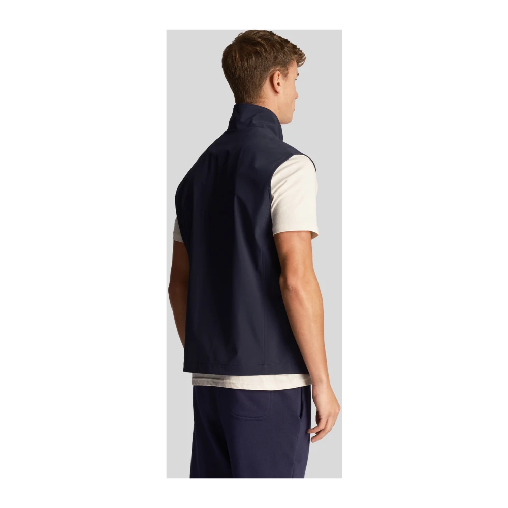 Lyle & Scott Softshell Gilet Jas Blue Heren