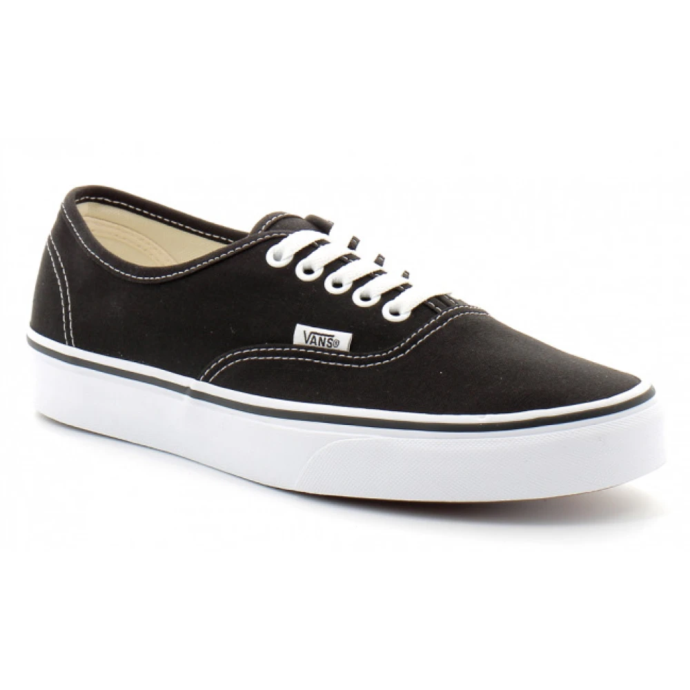 Vans Men's Black Iconic Low Lace-Up Trainers - Sneakers - 12 Uk - Shoes
