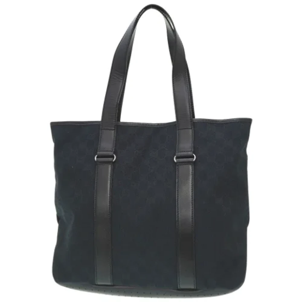 Gucci Vintage Pre-owned Canvas totes Black Dames