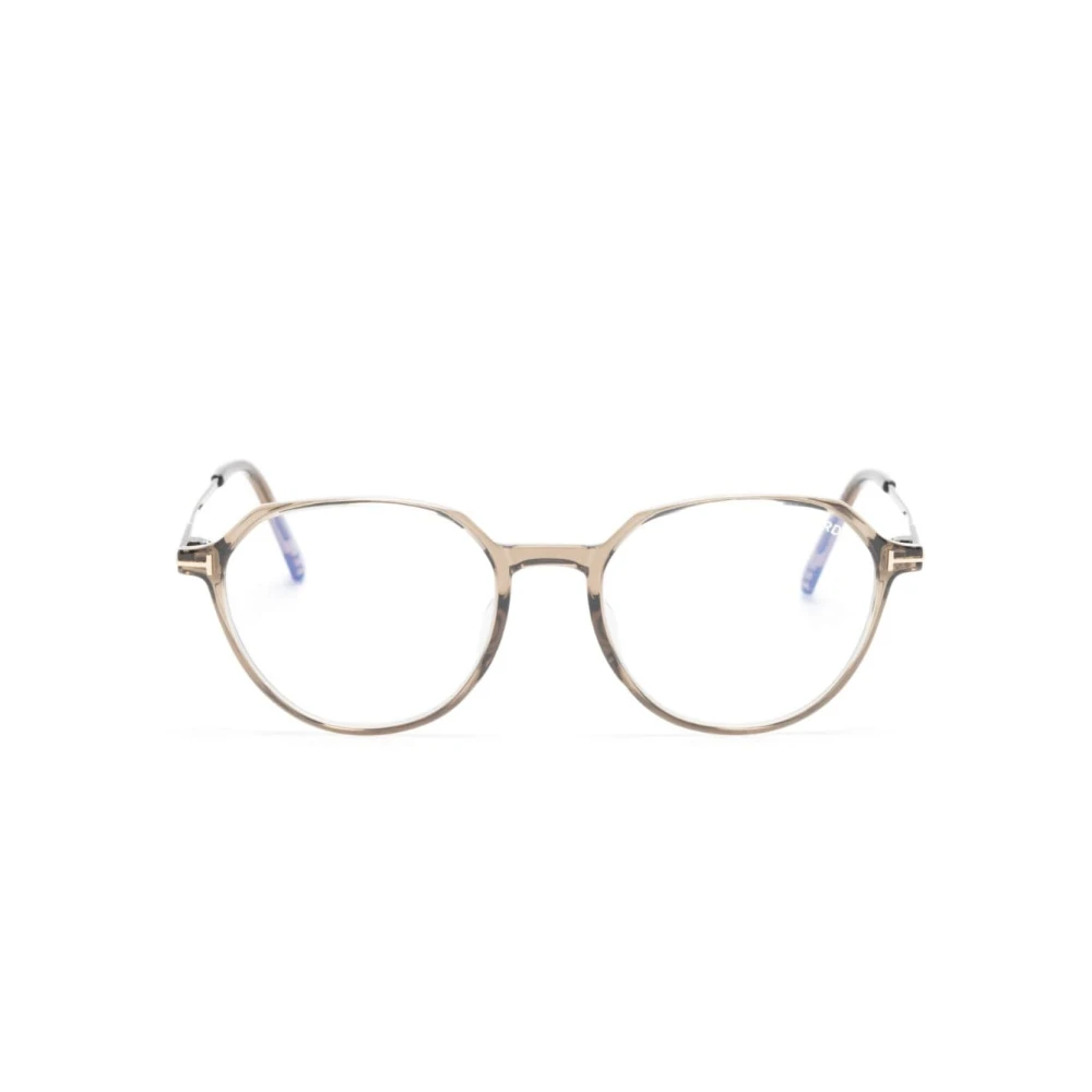 Tom Ford Bruin Havana Optisch Montuur Brown Heren