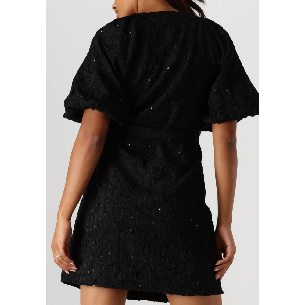 Object Elegante wikkeljurk voor elke gelegenheid Black Dames
