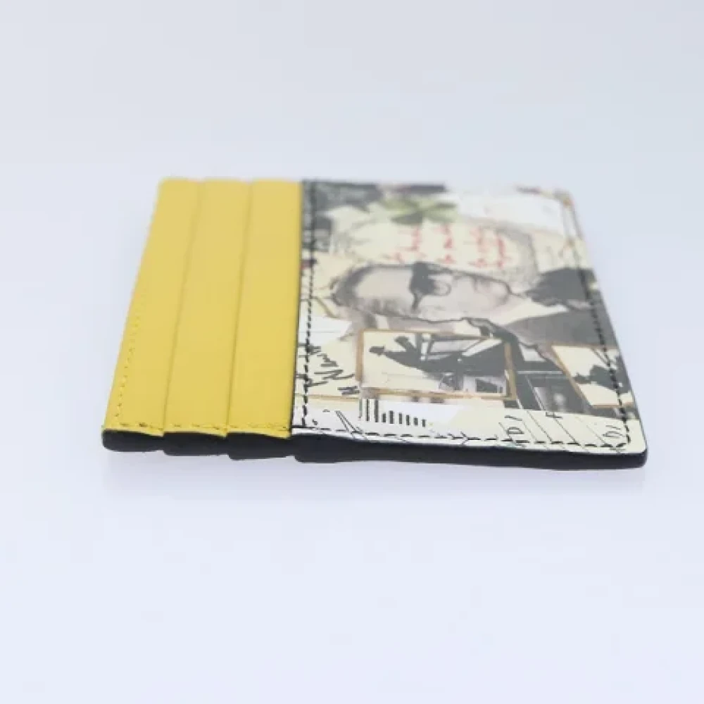 Fendi Vintage Pre-owned Leather wallets Yellow Dames