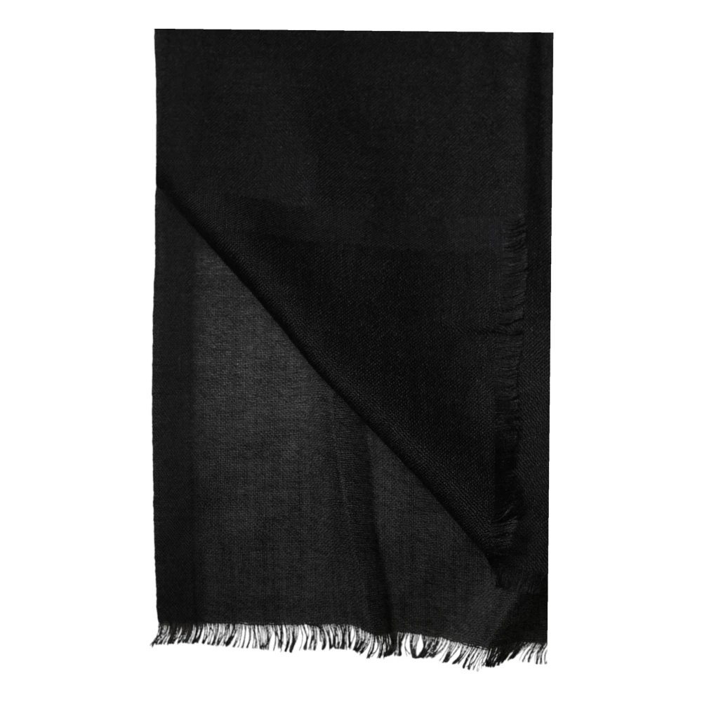 Dolce & Gabbana Men's Black Winter Scarves, One Size, Lace Stole