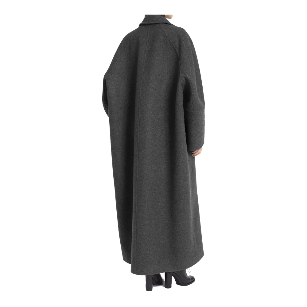 Max Mara Asburgo Wol Kasjmier Jas Vrouwen Gray Dames