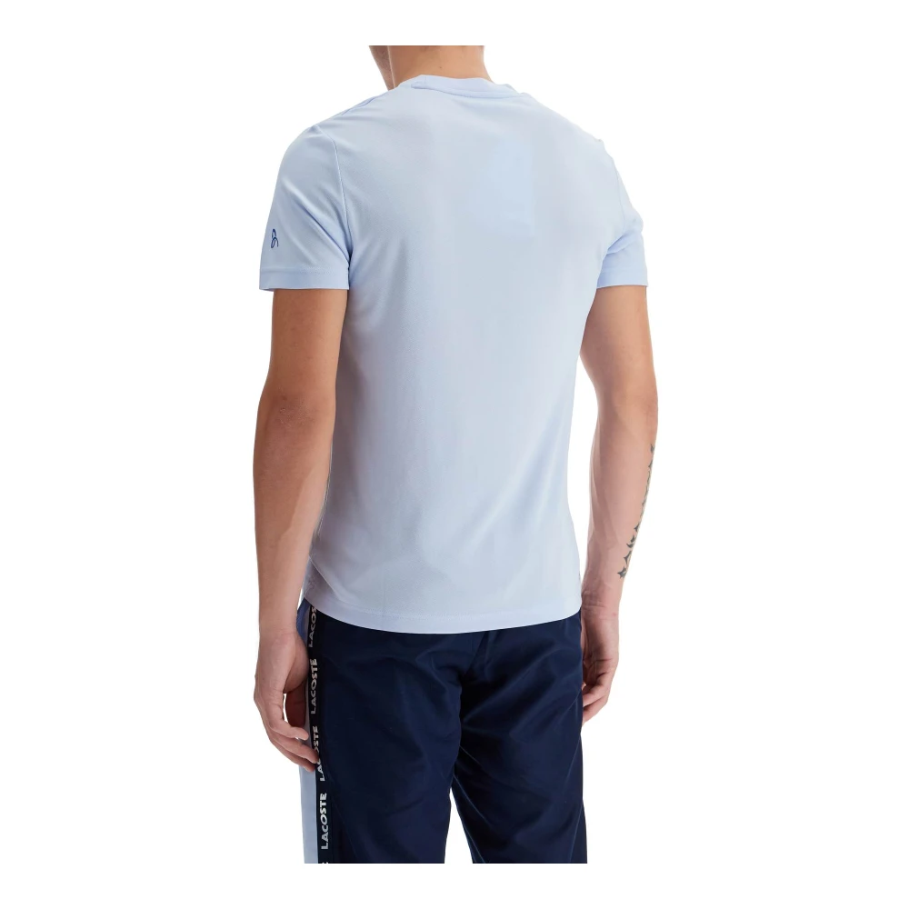 Lacoste Novak Djokovic Signature Sporty T-shirt Blue Heren
