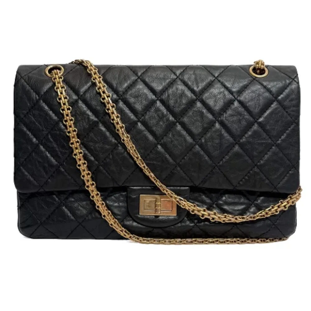 Chanel Vintage Pre-owned Leather chanel-bags Black Dames