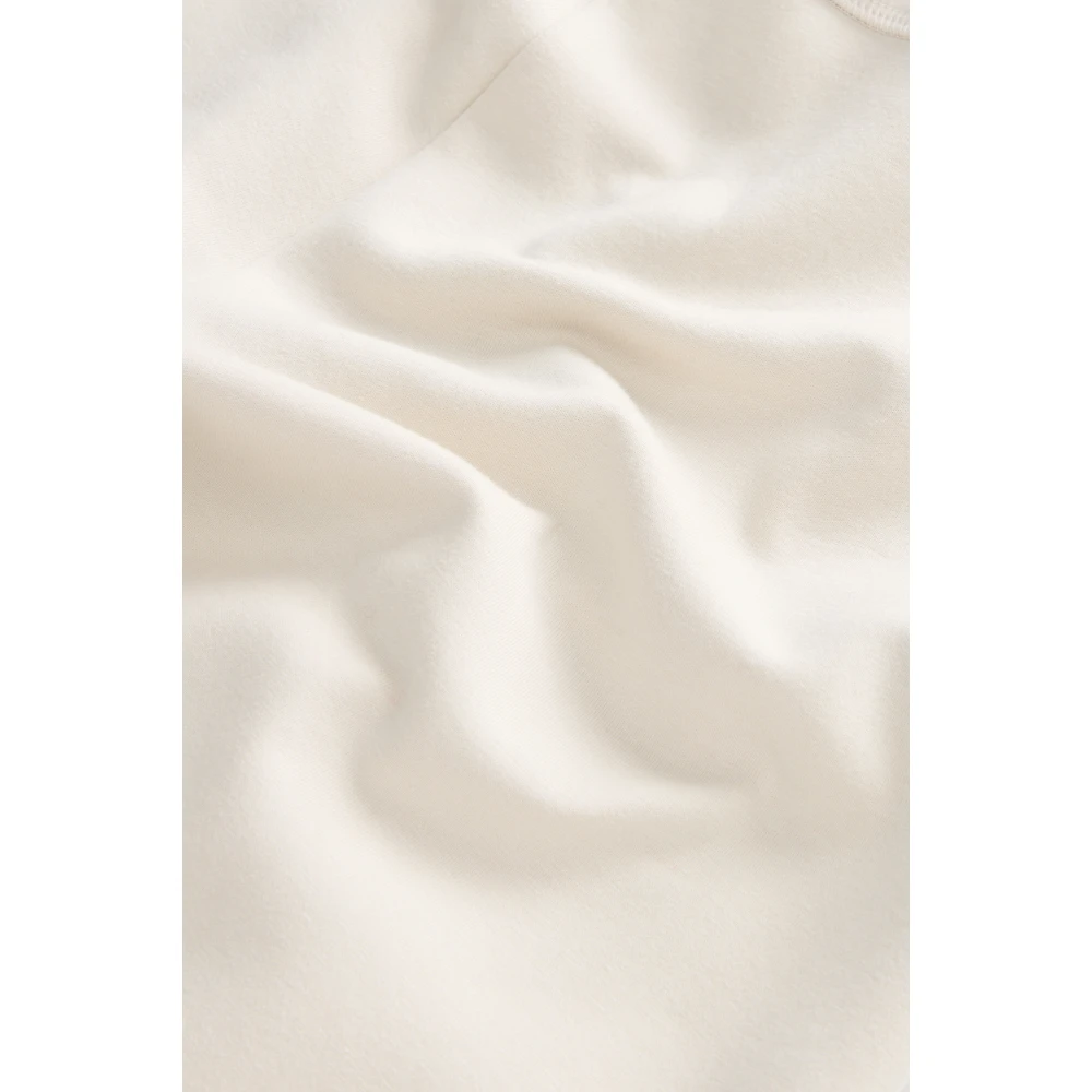 Woolrich Katoen Fleece Broek White Dames