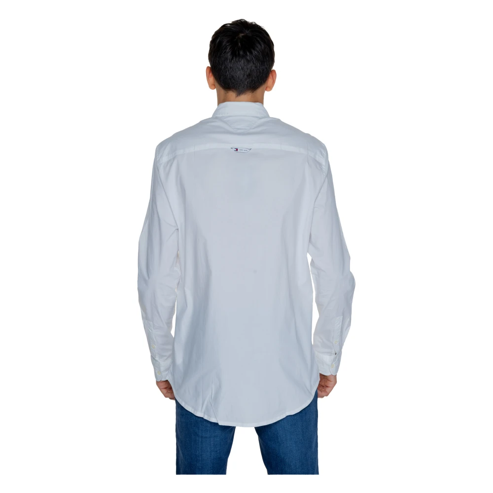 Tommy Jeans Lange mouwen shirt Herfst Winter collectie White Heren