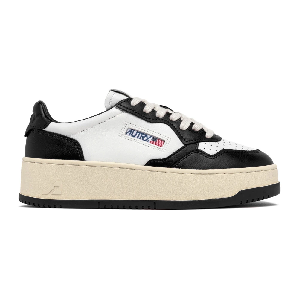Autry Women's White Medalist Platform Trainers - Sneakers - 4 Uk - Shoes