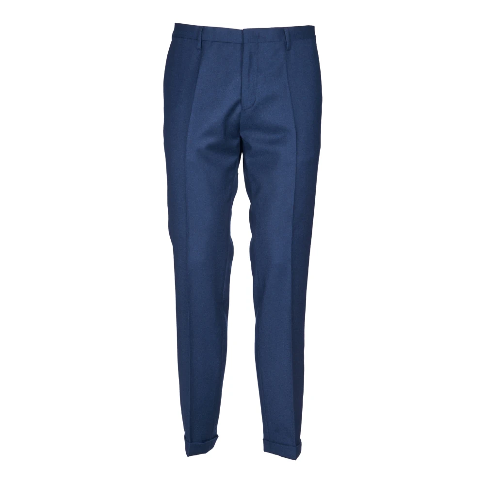 PS By Paul Smith Blauwe Wol Kasjmier Broek Aw24 Blue Heren