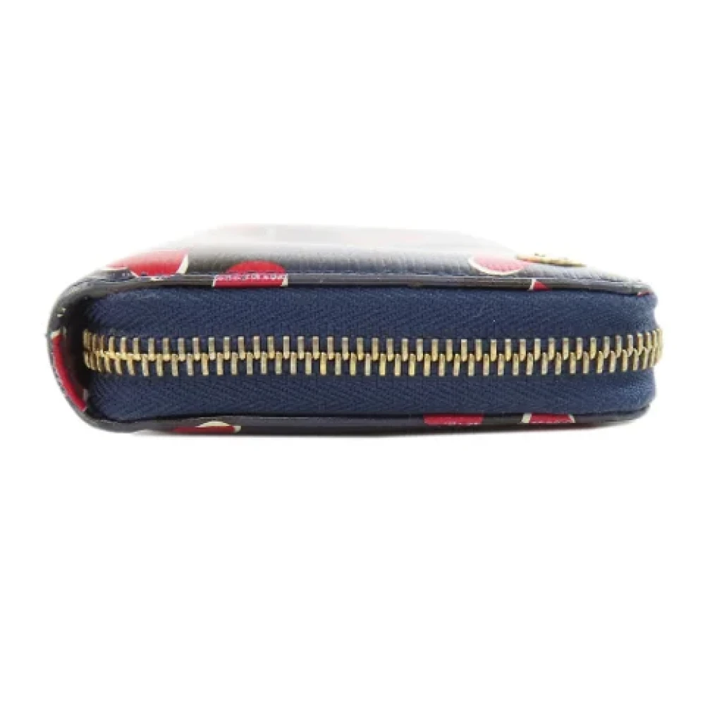 Gucci Vintage Pre-owned Leather wallets Blue Dames
