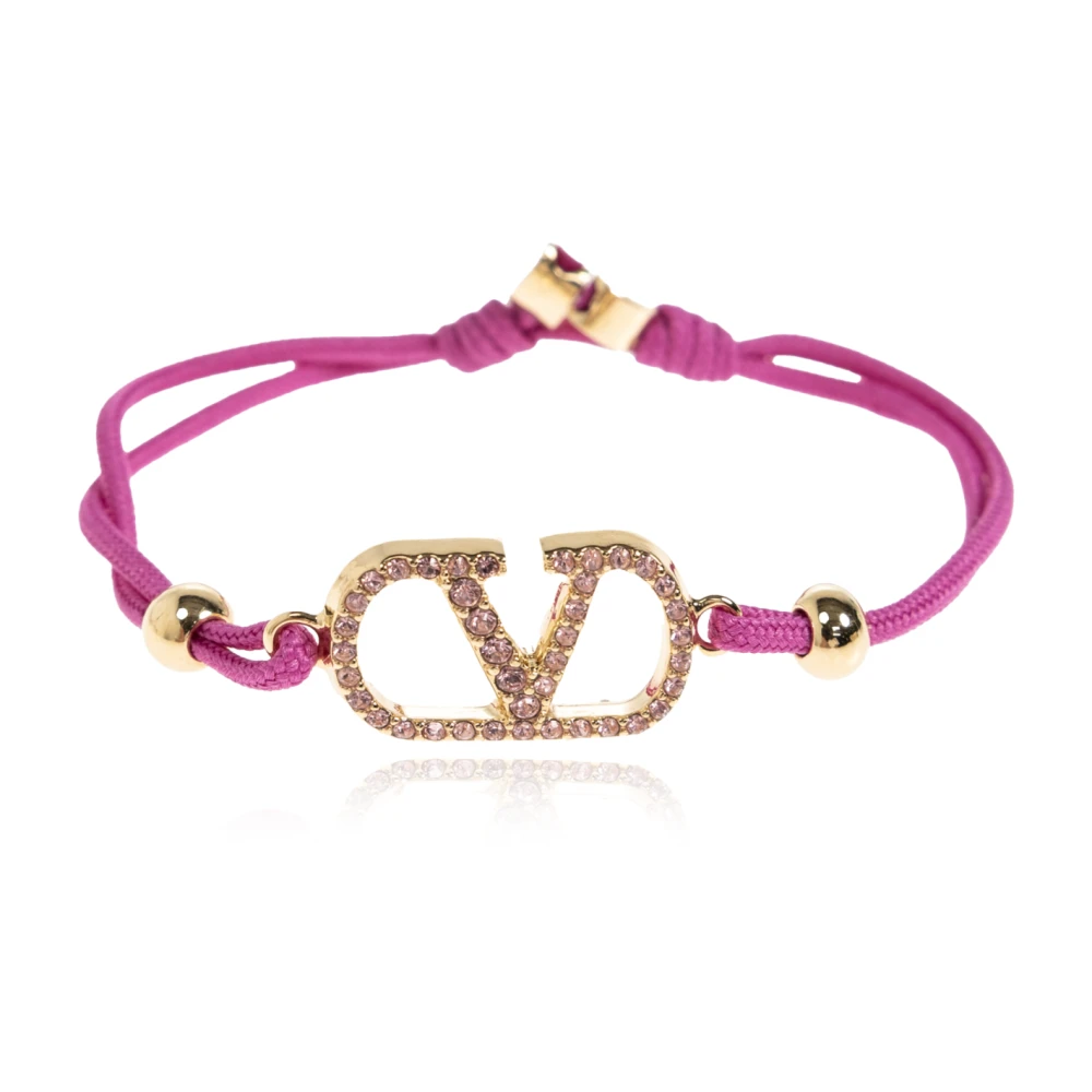 Valentino Garavani Purple Bracelets, Female, One Size, Vlogo Signature Bracelet