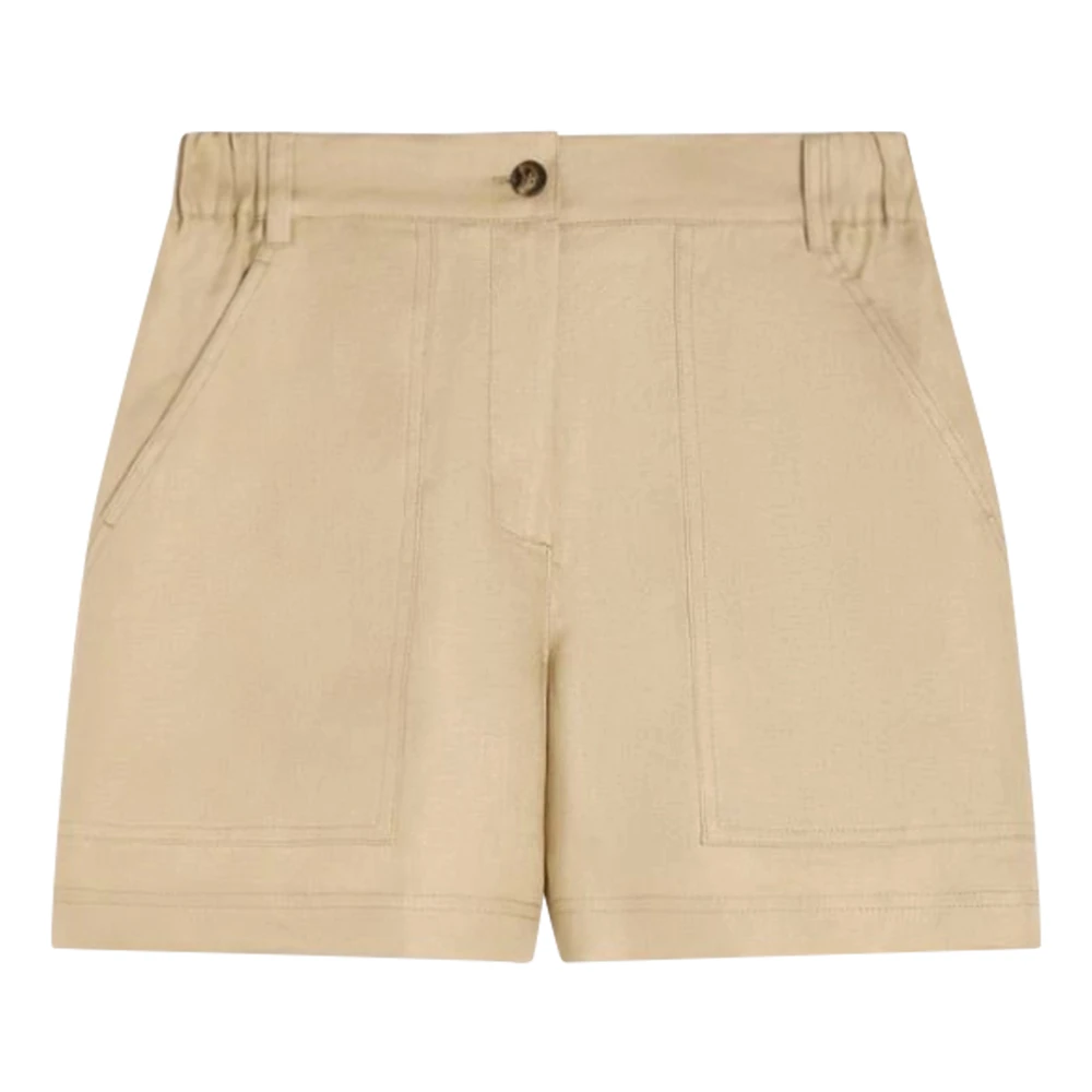 Max Mara Women's Beige Casual Shorts, Xs, Weekend Jackets