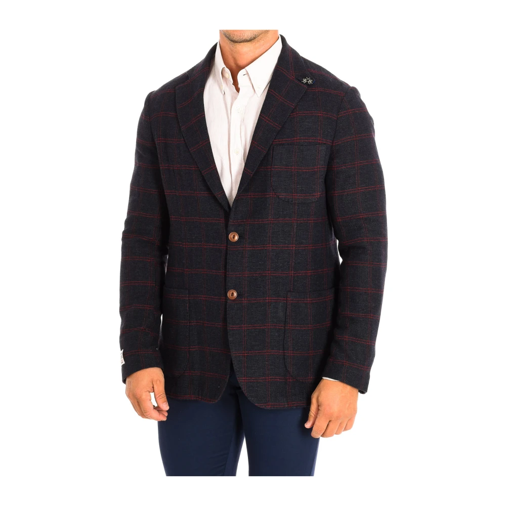 La Martina Men's Brown Formal Blazer - Blazers - L - Jackets