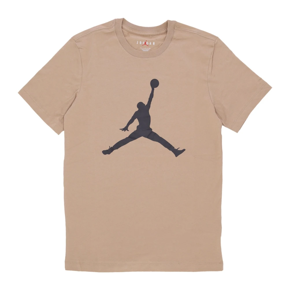 Jordan Jumpman Crew T-shirt British Khaki/Svart Beige, Herr