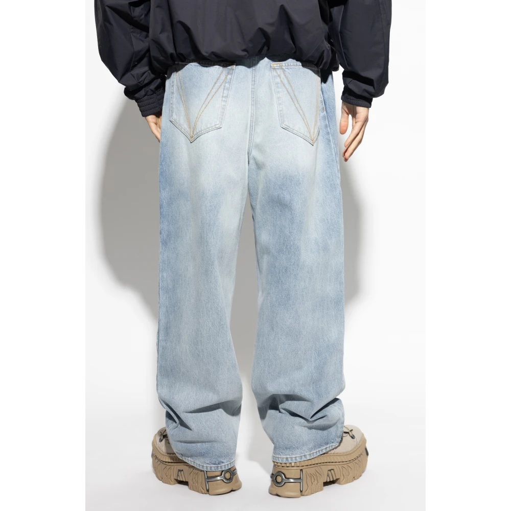 Vetements Jeans met logo Blue Heren
