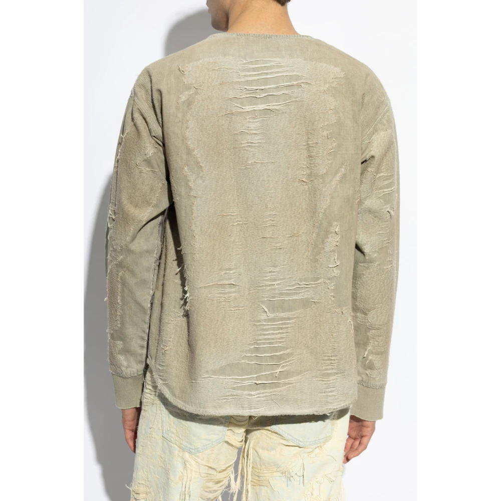 Diesel T-shirt D-Just-Fsg1 Gray Heren