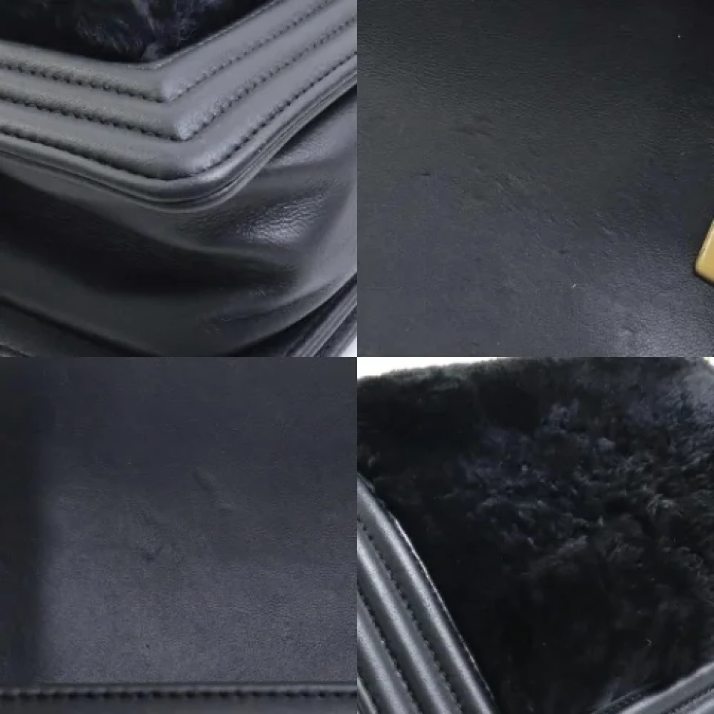 Chanel Vintage Pre-owned Fur chanel-bags Black Dames