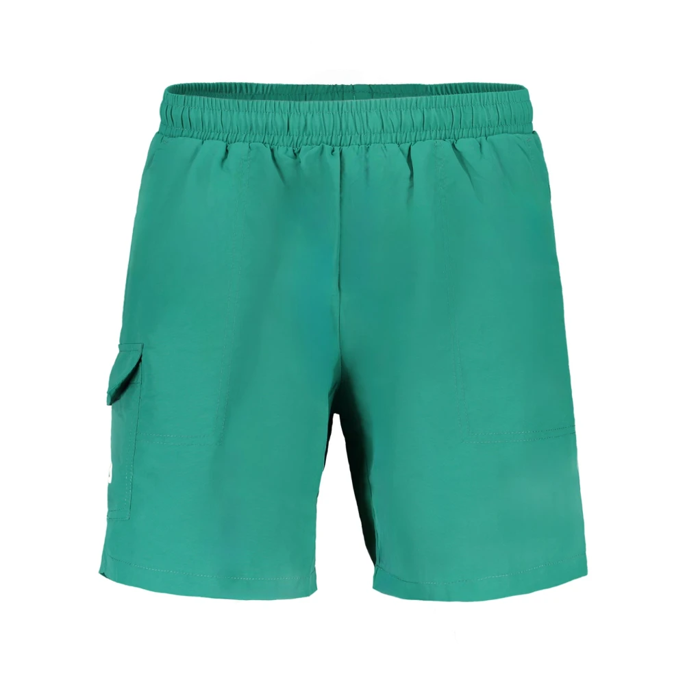 Fila Men's Green Swim Trunks With Pockets - Beachwear - Xl- Swimwear