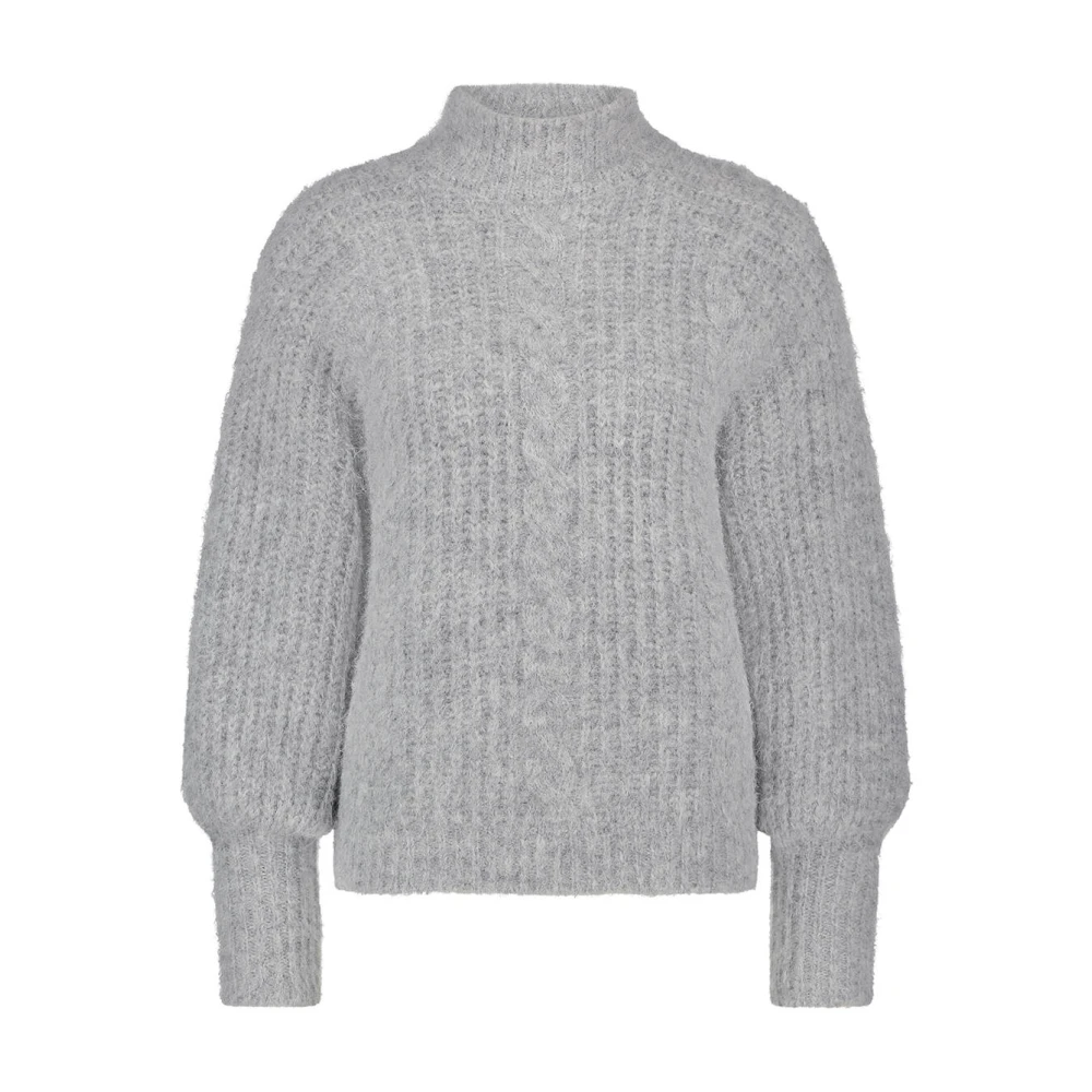 Tramontana Hoge Hals Jumper Pullover Gray Dames