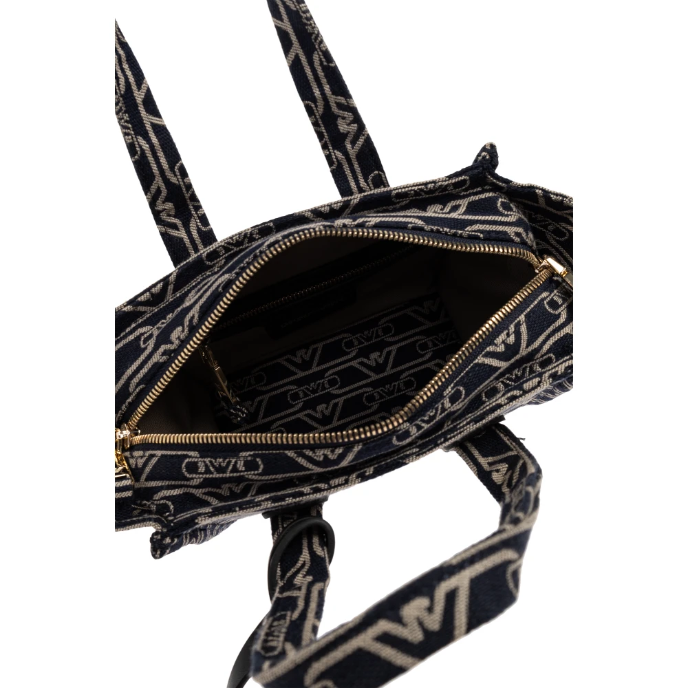 Emporio Armani Monogram Handtas Black Dames