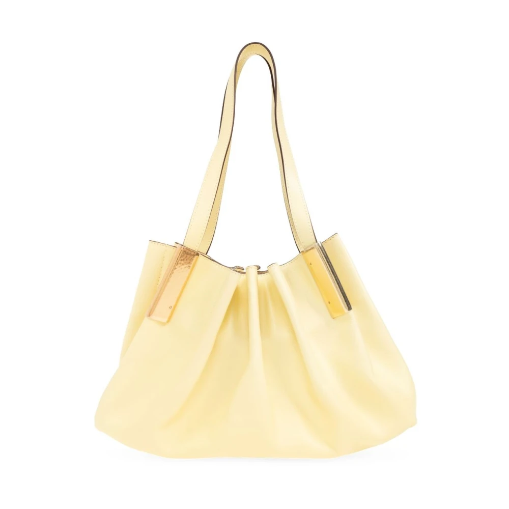Ulla Johnson Gerimpelde Mini Tote Tas Black Dames